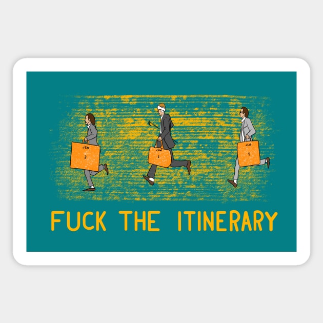 The Darjeeling Limited Sticker by AquaMockingbird